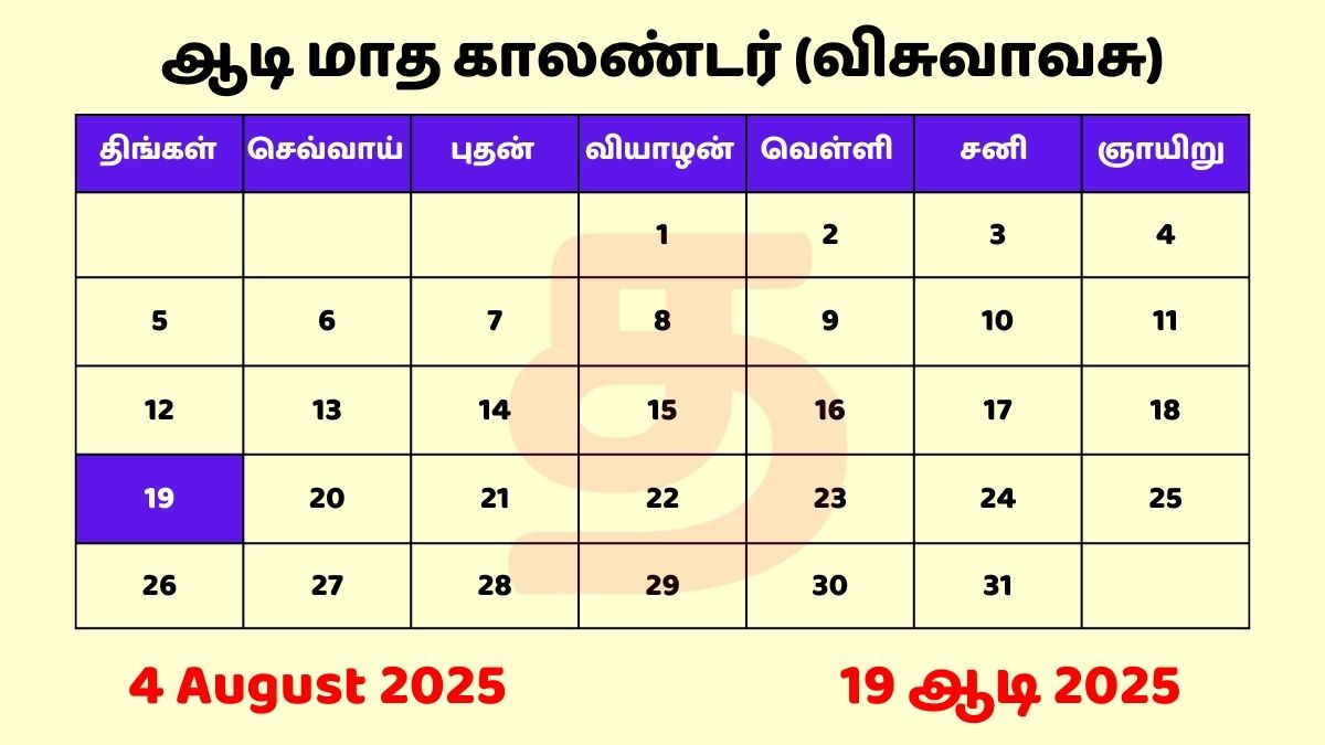 04 Aaugust 2025 Tamil Daily Calendar PDF Download